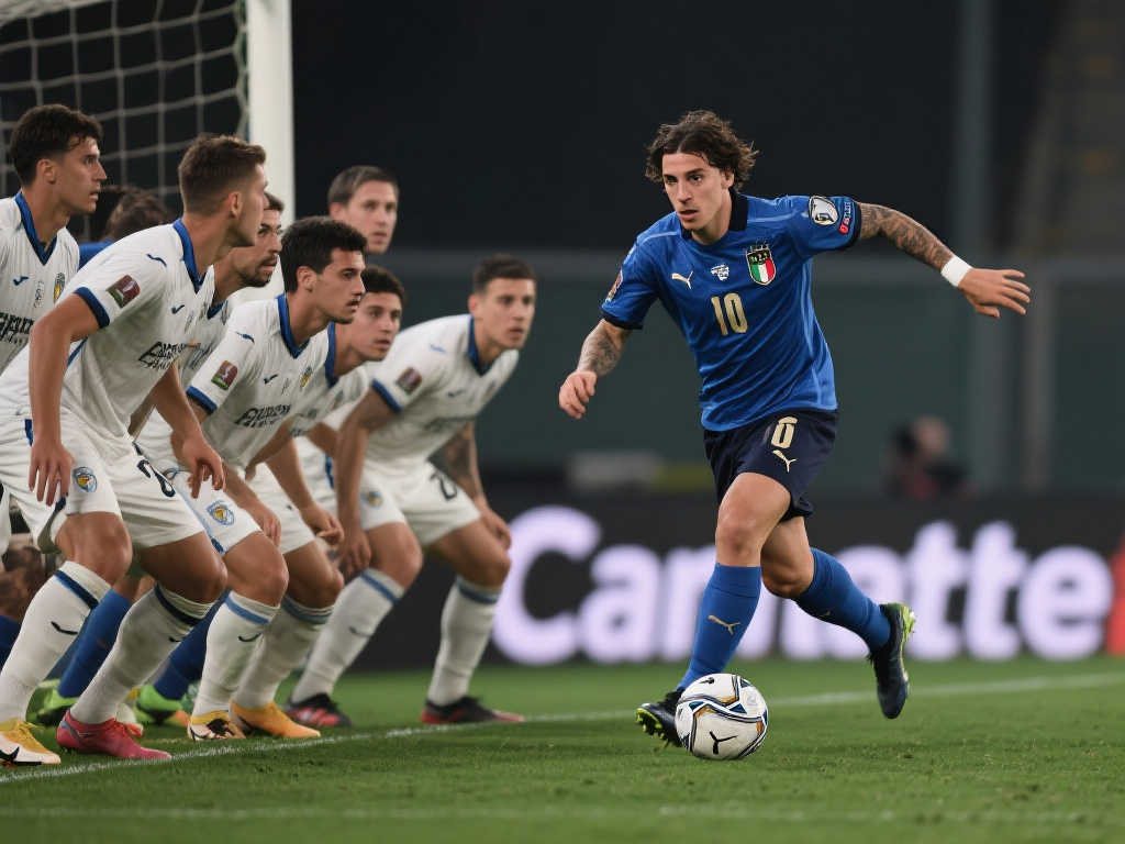 【现场】托纳利点燃圣西罗,意大利防线彻底崩溃 【现场】托纳利点燃圣西罗,意大利防线彻底崩溃